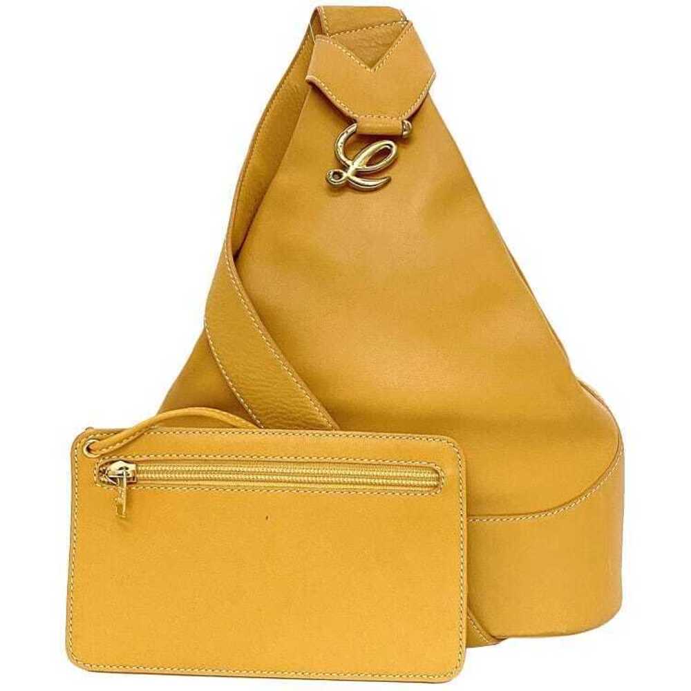 Loewe Shoulder Bag Camel Tan Brown Orange Anton Backpack Rucksack Daypack One